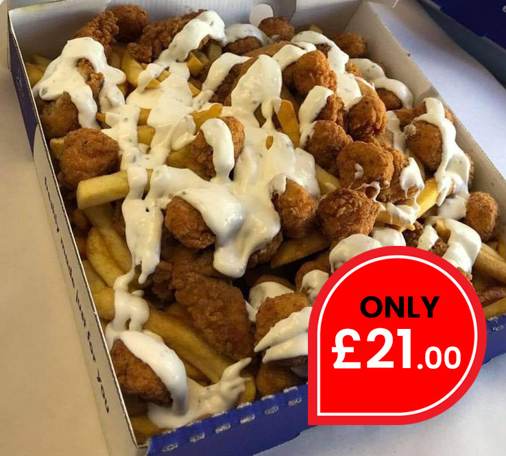 Boneless Chicken Box — Fred's Charcoal Grill, South Molton